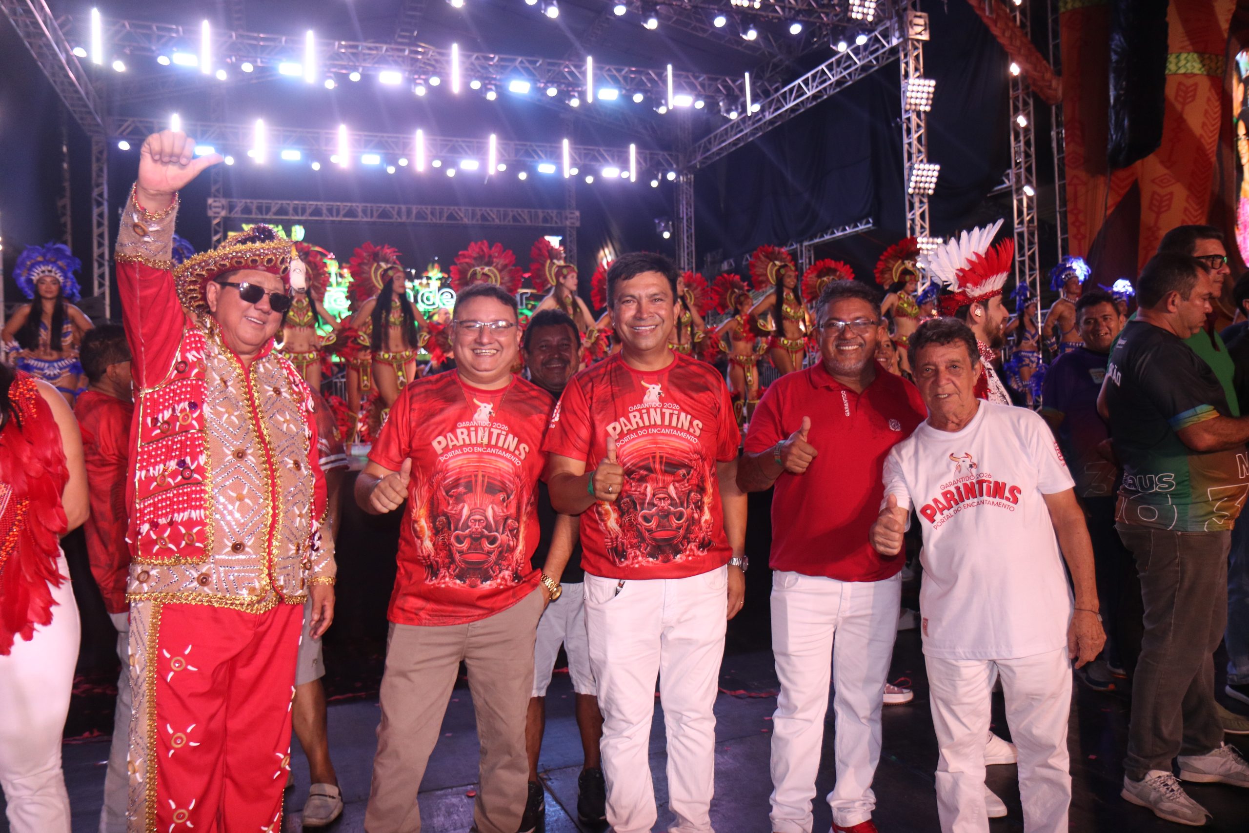Em destaque, da esquerda pra direita: David Assayag, Álder Oliveira, Telo Pinto, Marialvo Brandão e Fred Góes.